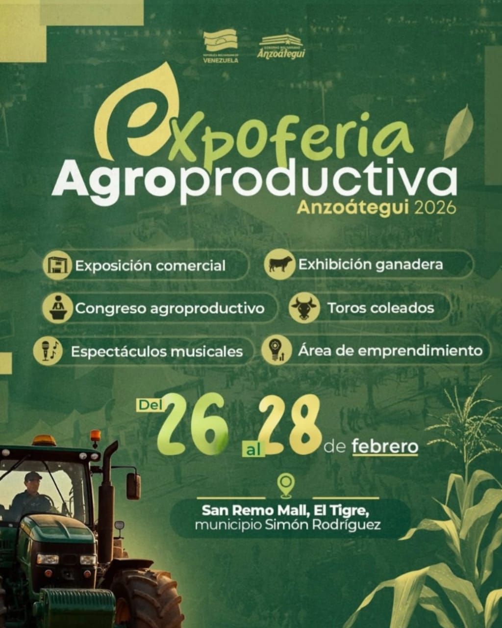 EXPOFERIA AGROPRODUCTIVA ANZOATEGUI 2026
